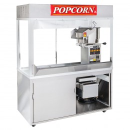 Cretors 20 oz. Enclosed President Popcorn Machine w/ 5 Ft Base